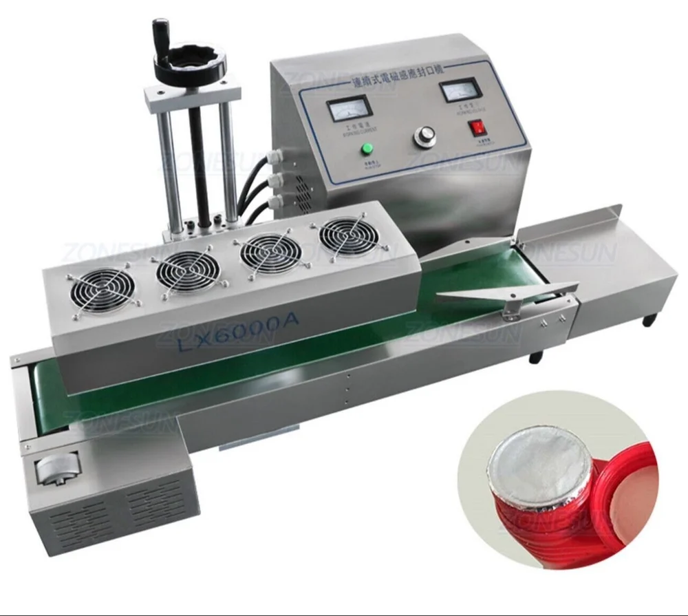 LX6000A Continuous Induction Cap Sealing Machine