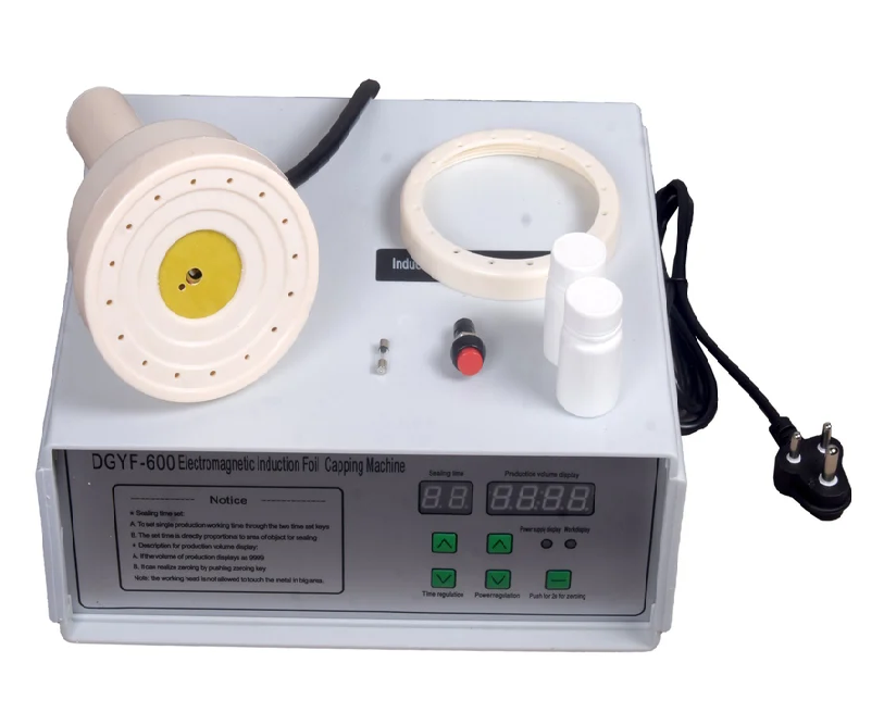 dgyf 600a induction glass jar sealing machine
